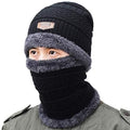 Unisex Woolen Winter Cap Set – Warm, Soft & Stretchable Beanie